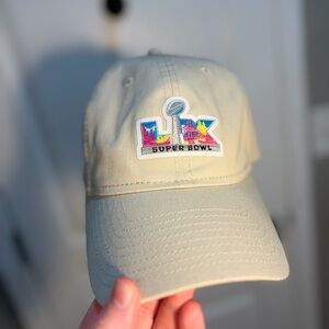 New Era Super Bowl LIX 9TWENTY Adjustable Hat Beige NFL Cap